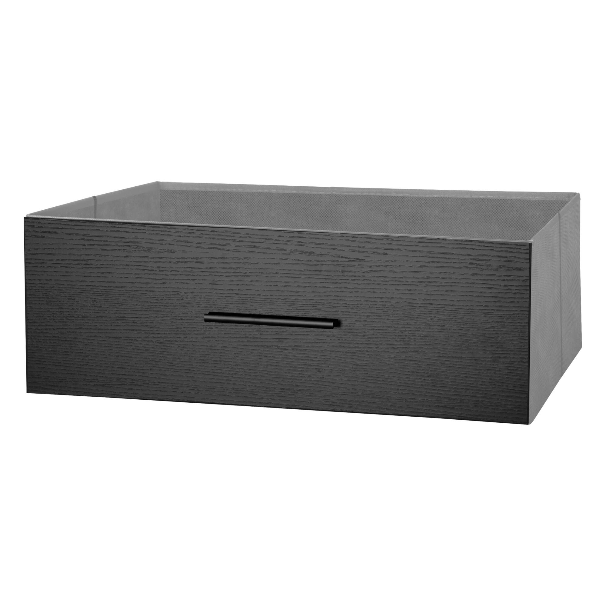 Alt View 6. GOODSILO - 8-Drawer Fabric Storage Dresser with Spacious Compartments and Sturdy Wooden Top - Black.
