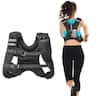 VEVOR - Weighted Vest, 12 lbs Weight Vest with Reflective Stripe, Adjustable Buckle Body Weight Vest for Men Women - Black