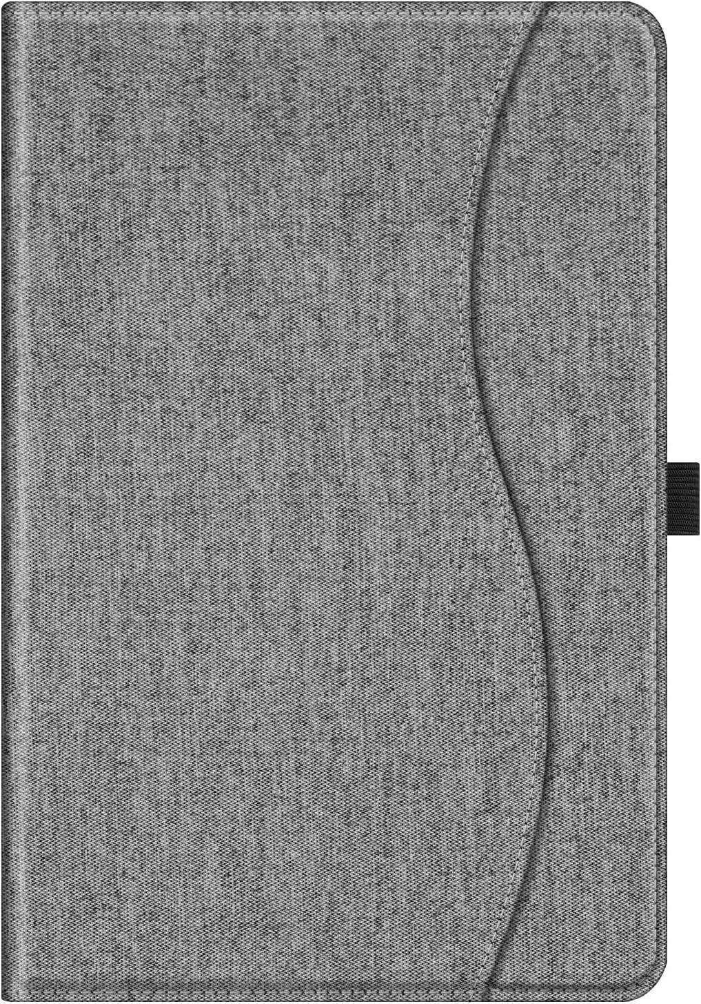 Alt View 5. Fintie - Multi-Angle Viewing Case for Samsung Galaxy Tab A11+ / Tab A9+ 11 Inch, With Front Card Pocket, Vegan Leather Exterior - Gray.
