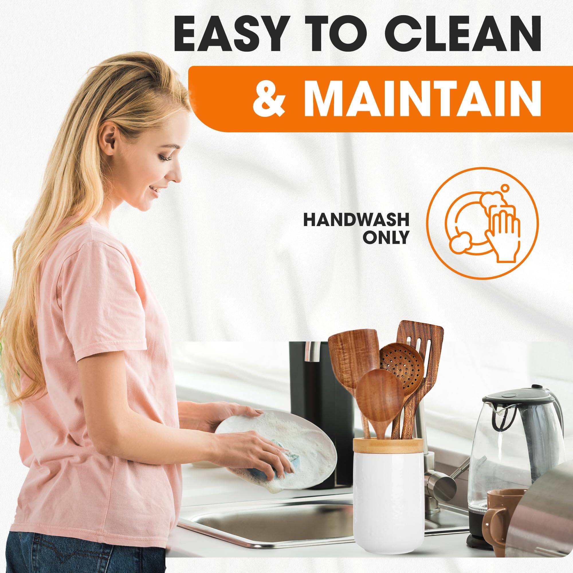 EASY TO CLEAN & MAINTAIN  
HANDWASH ONLY