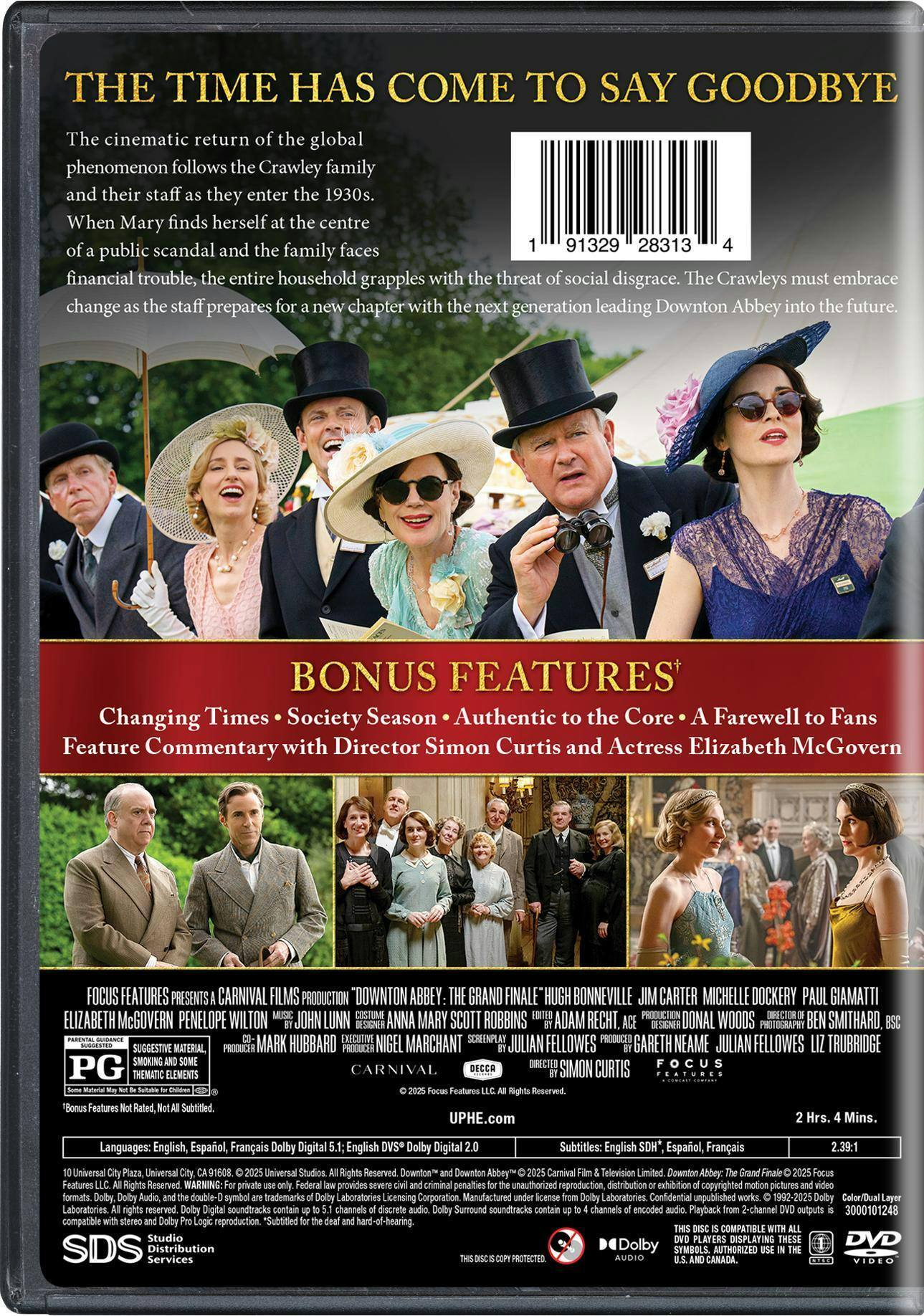 Back. Downton Abbey: The Grand Finale   - DVD.