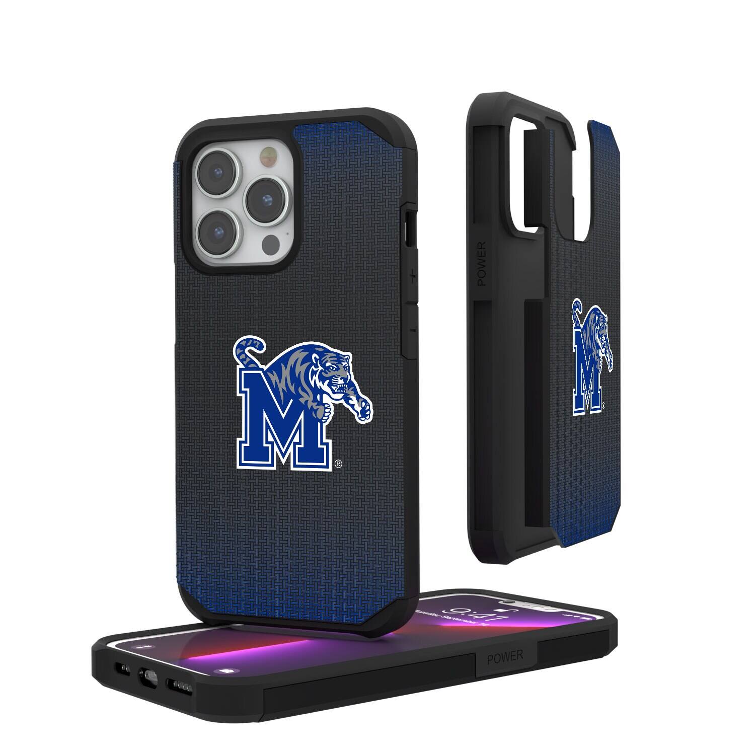 Keyscaper - NCAA - Memphis Tigers Linen Logo iPhone Rugged Case - 15 Pro Max - Black price history on PriceWatchPro