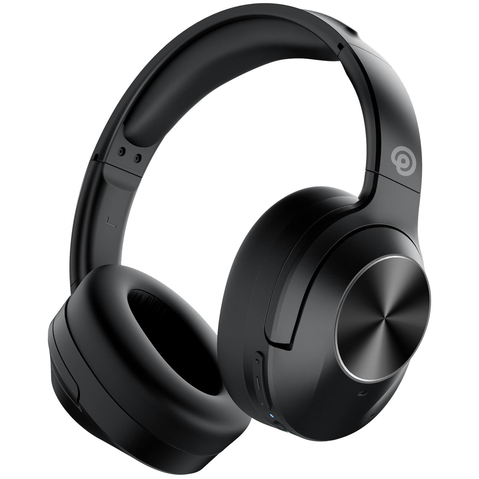 Front. COWIN - Hybrid Bluetooth Headphones Active Noise Cancelling with HiFi Audio - BLACK.
