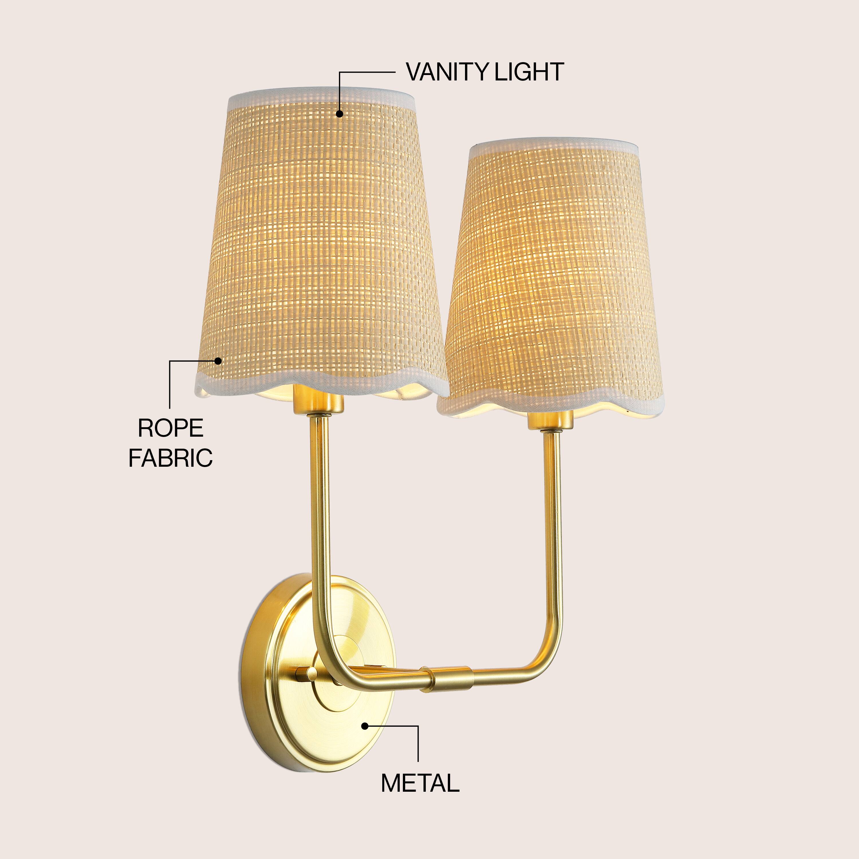 Vanity Light  
Rope Fabric  
Metal