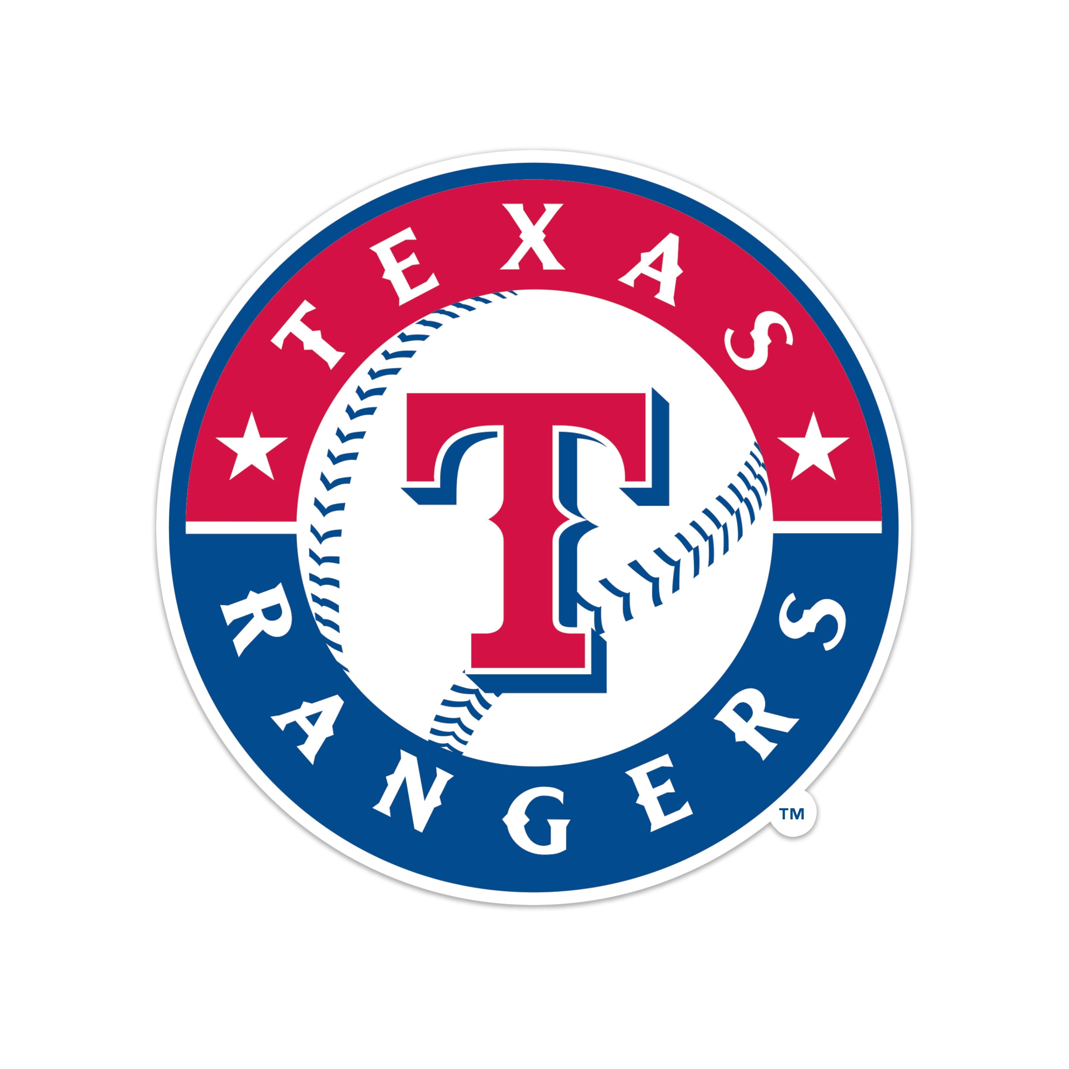 Texas Rangers 24" Logo Cutout Sign