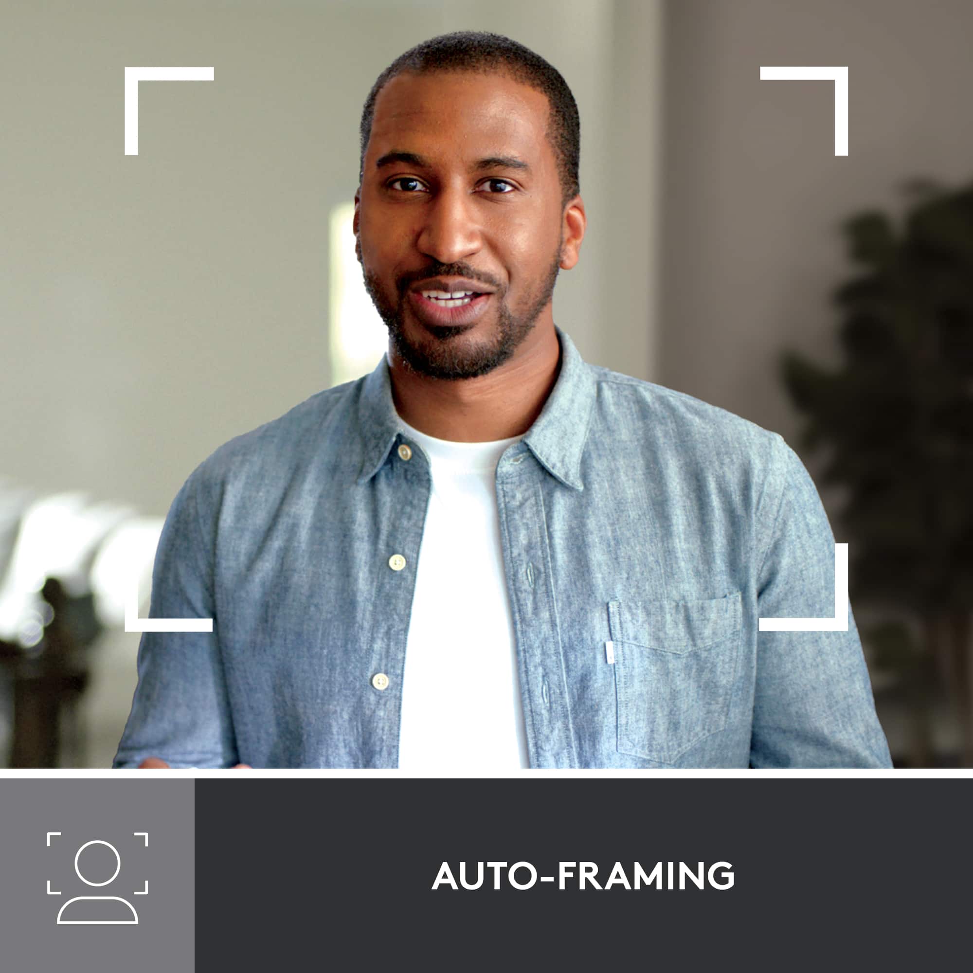 Alt View 17. Logitech - Brio 500 1920x1080p Webcam with Privacy Cover - Graphite.