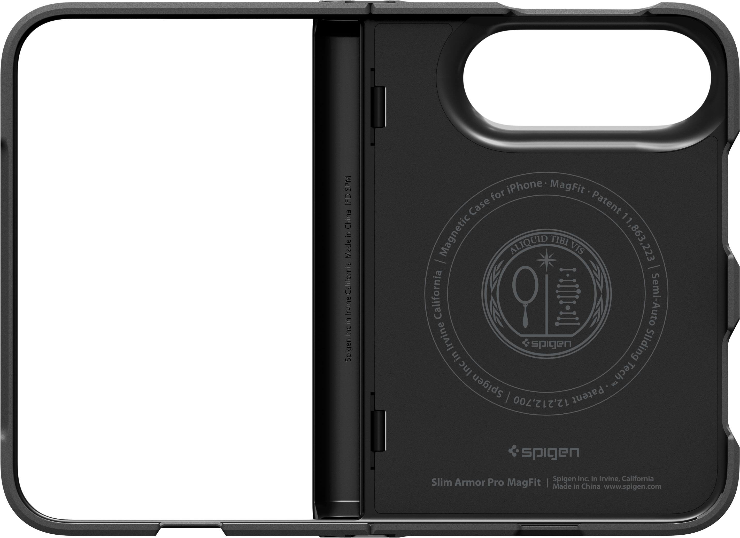 SPM IFD China in Made California Irvine in no Spigen  
iPhone MagFit for Case Patent Magnetic ALIQUID TIBI VIS 11,863,223 California [[[[[]]] Semi-Auto Irvine spigen Sliding in Inc Tech Spigen  12,212,700 Patent  
spigen  
Spigen Inc. in Irvine, California Slim Armor Pro MagFit I Made in China www.spigen.com