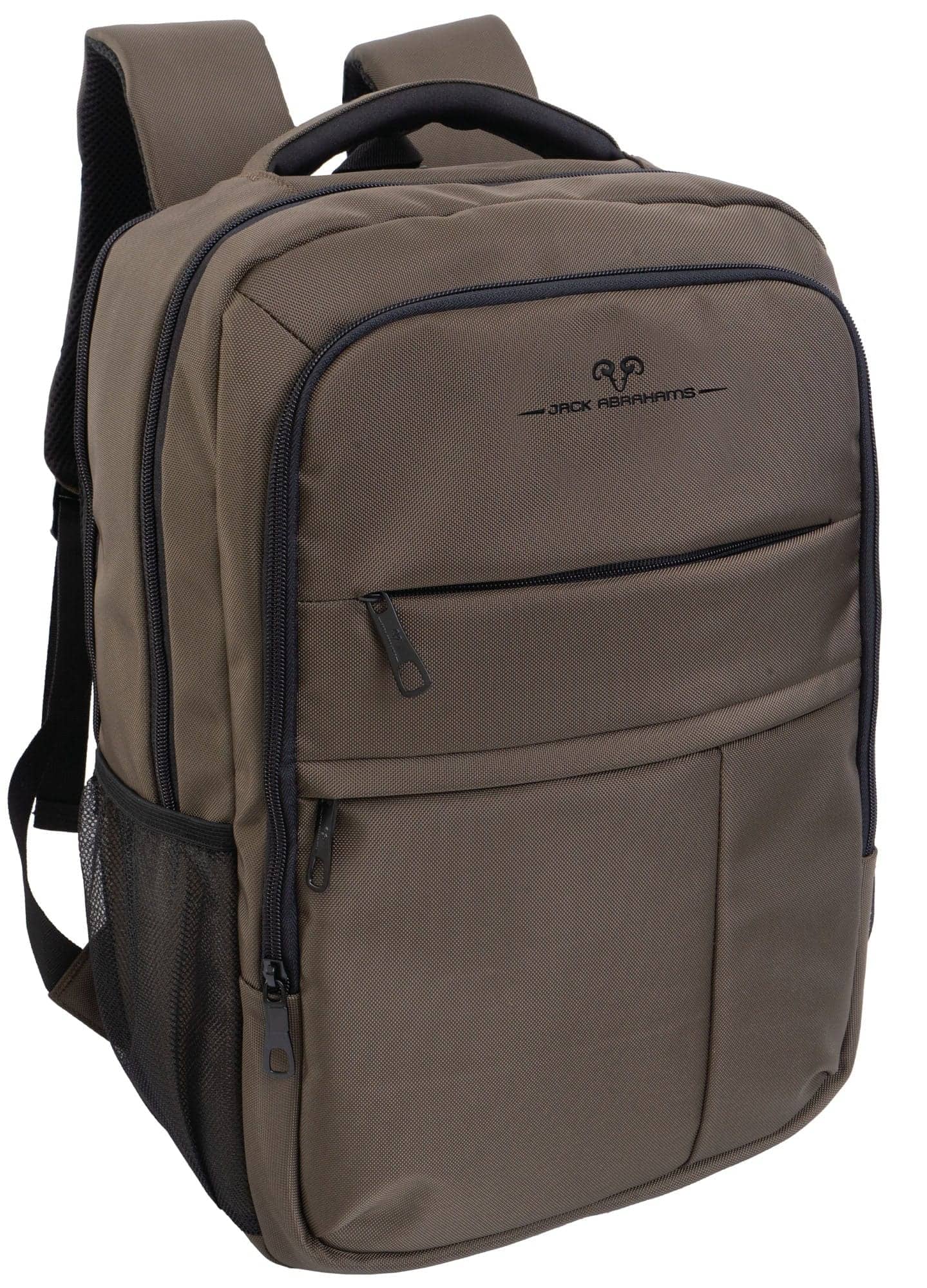 Jack Abrahams The Hamilton Nylon Workbook Backpack Olive JAB1195