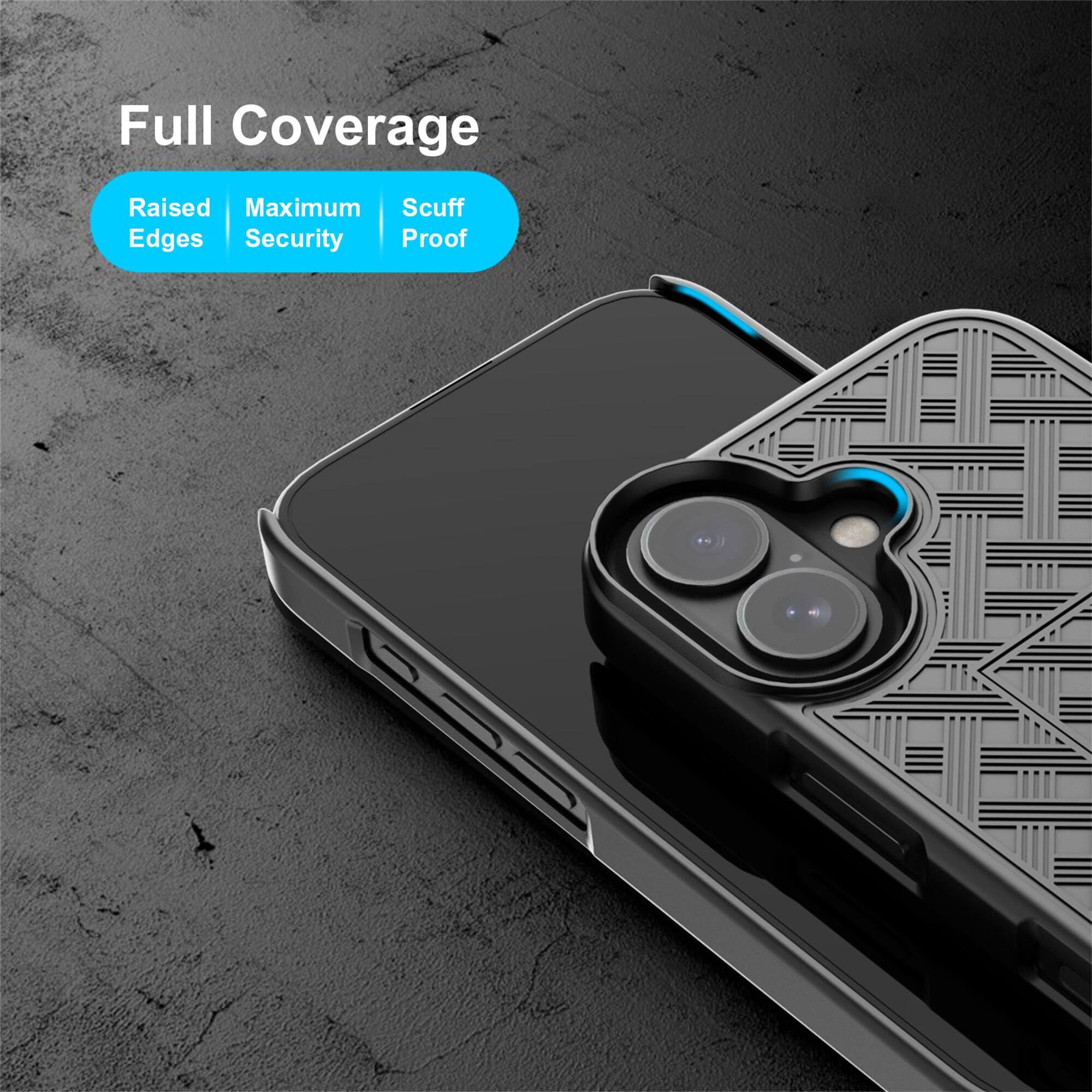 Full Coverage  
Raised Edges  
Maximum Security  
Scuff Proof