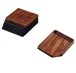 Cluzine - Mini Tea Scale, 0.1g Precision, with Wooden Tray, USB Rechargeable, for Tea Ceremony & Home Use