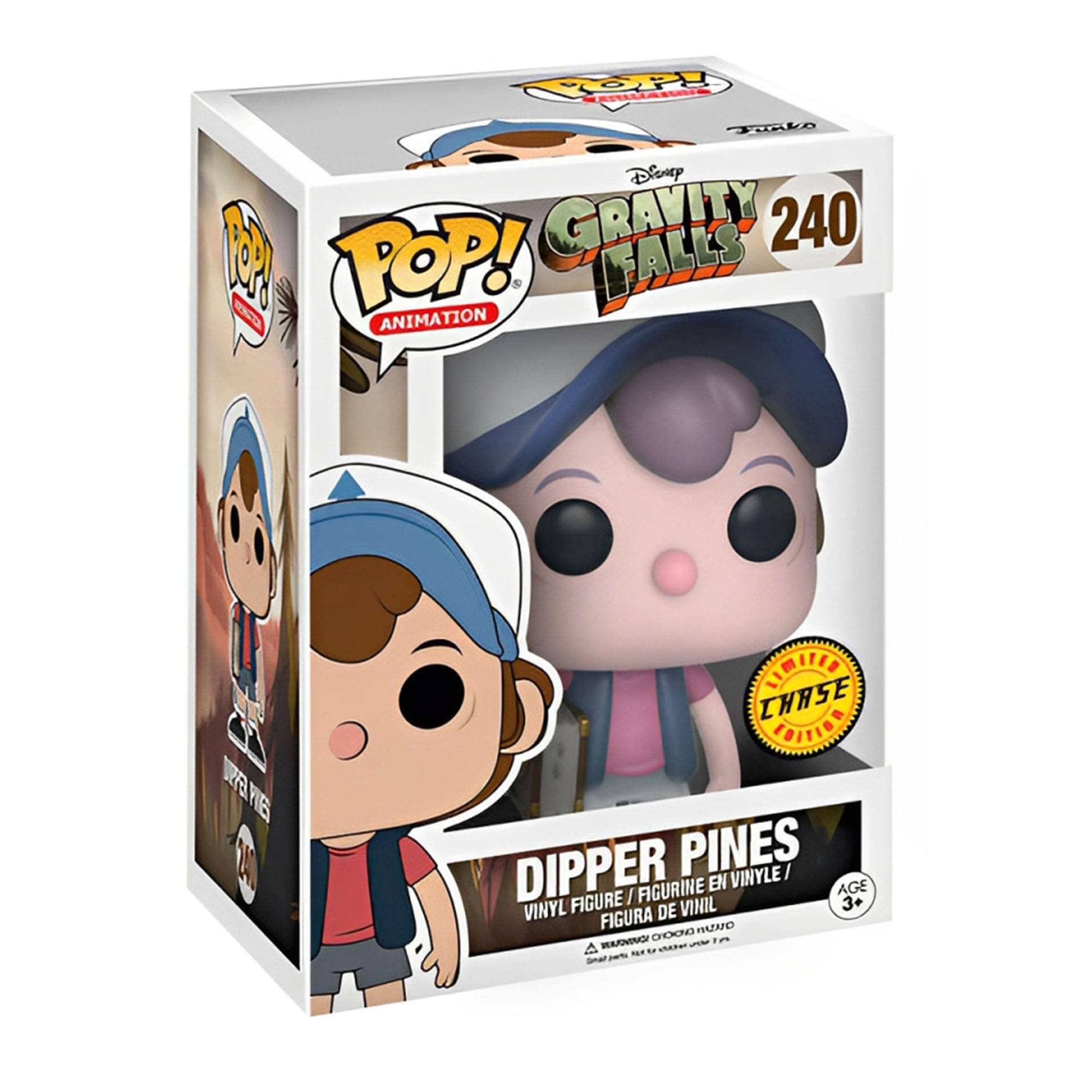 OP ATLARE TAks DiSNEy M POP! GRAVITY FALLS 240 B ANIMATION wPA hE CHASE DIPPER PINES VINYLE / FIGURINE EN VINYLE FIGURE I 3+ VINYL FIGURA DE VINIL OOON RAZUD A BEARNINS Ta Smar