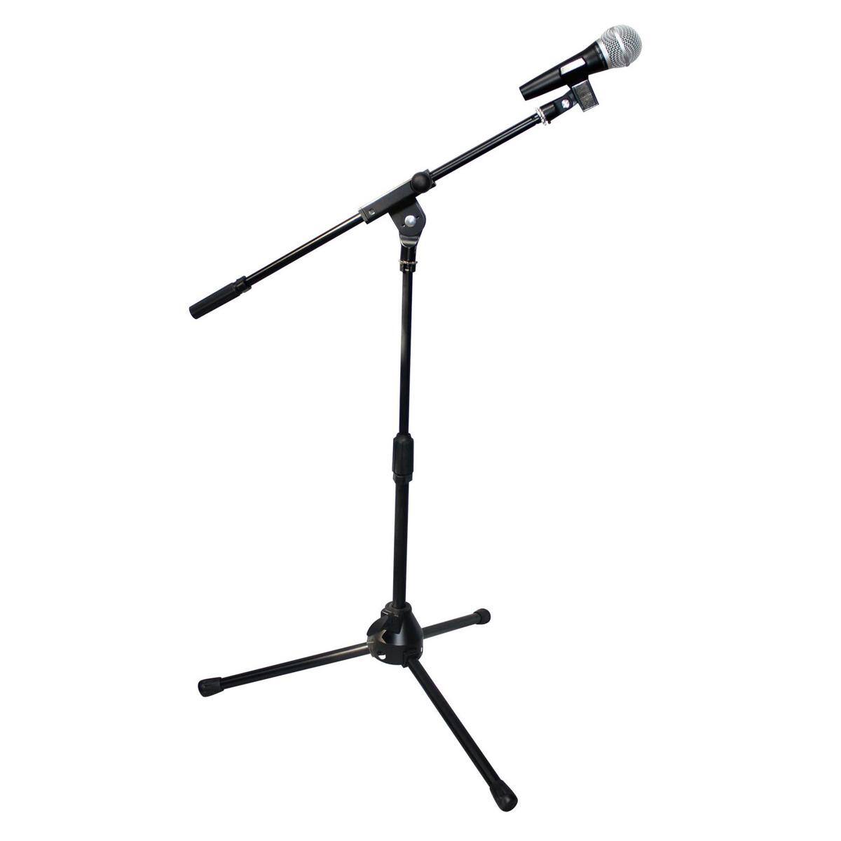 Alt View 2. ProX - ProX T-MIC05 Short Tripod Microphone Stand with Telescopic Boom.