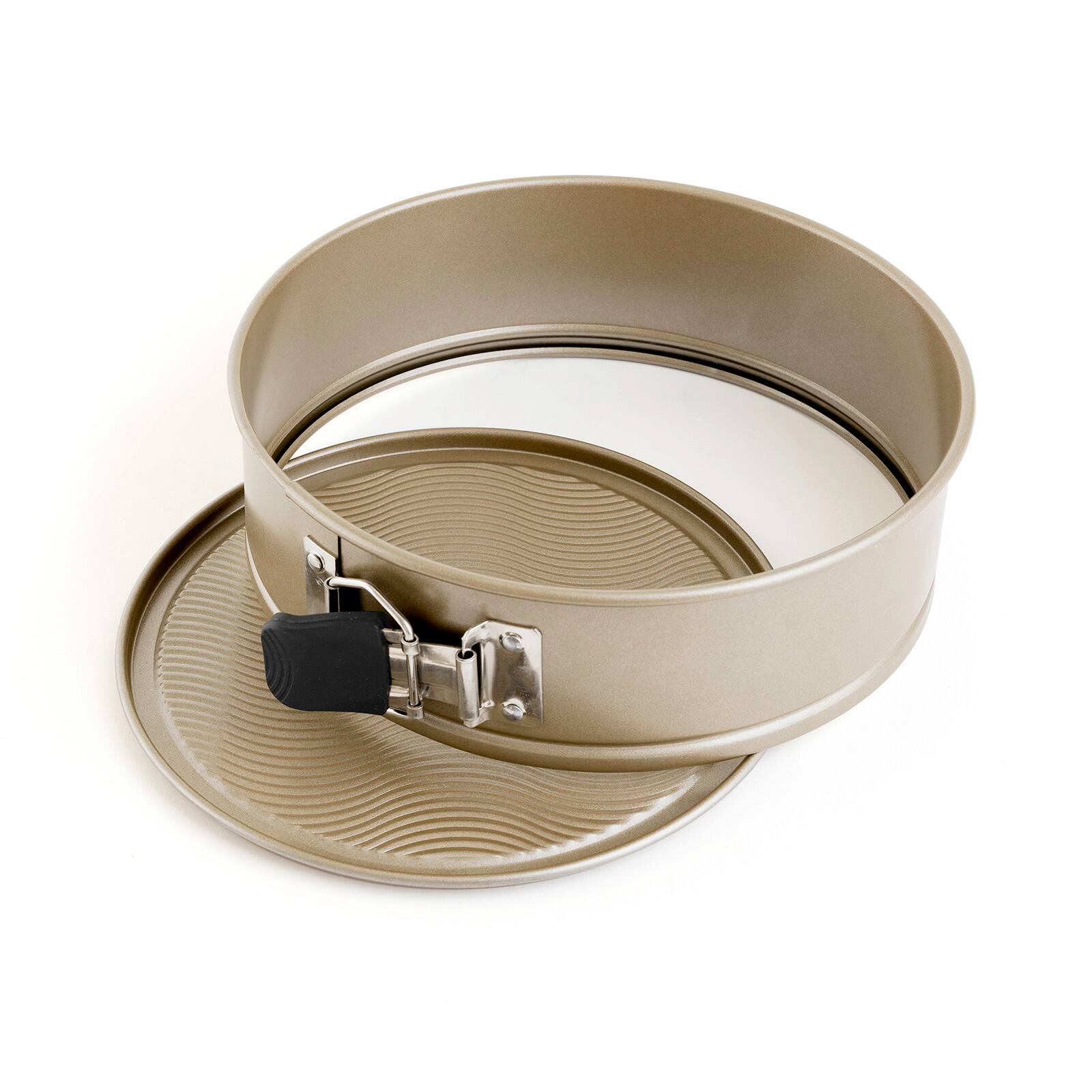 Alt View 1. Cuisipro - Nonstick Springform Pan with Wave Pattern, Champagne - Beige.