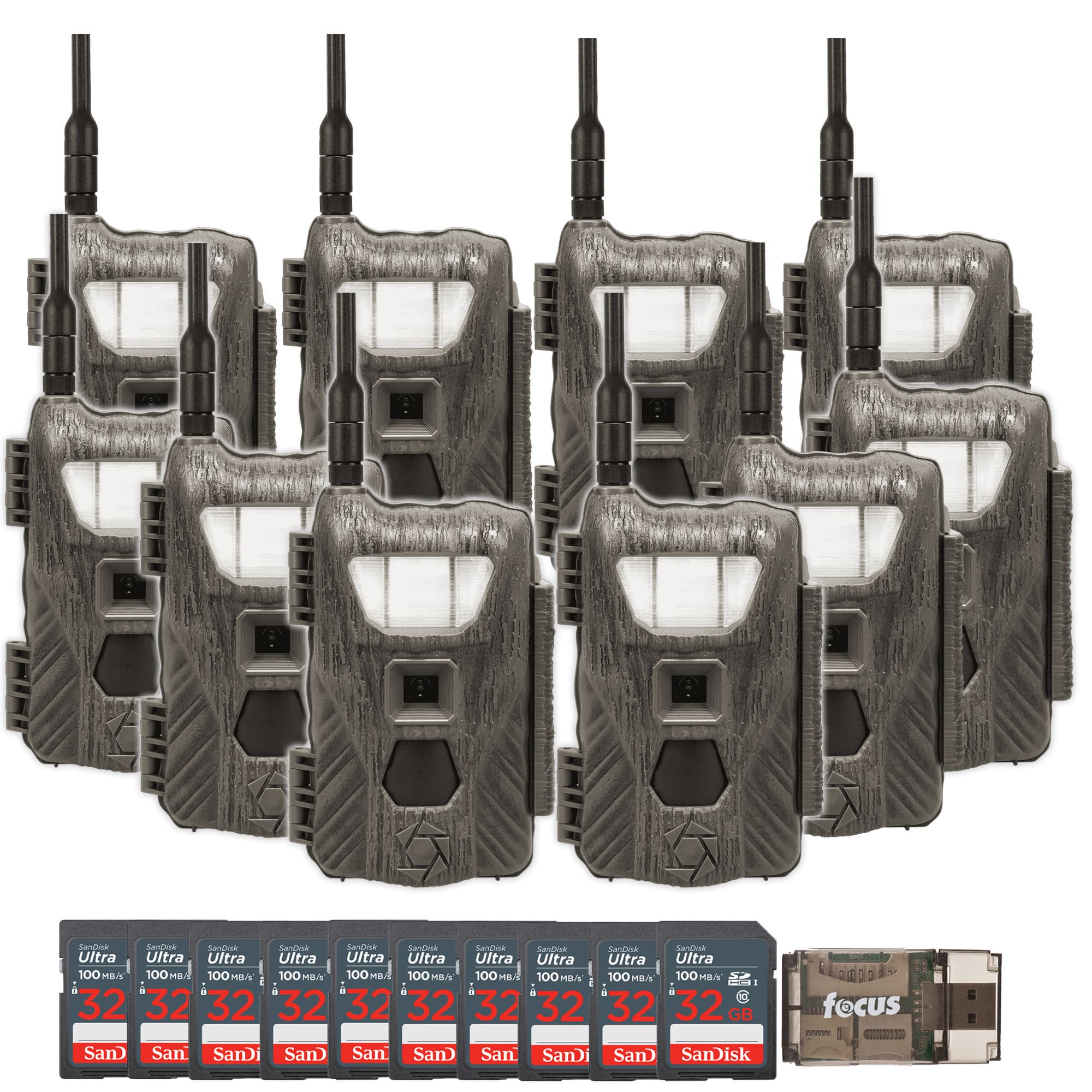 Stealth Cam - Flashback 40MP White Flash Cellular Trail Camera Bundle