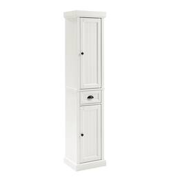 Crosley Furniture - Seaside Tall Linen Storage Cabinet - White