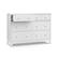 Alt View 14. Storkcraft - Moss 6 Drawer Double Dresser - White.