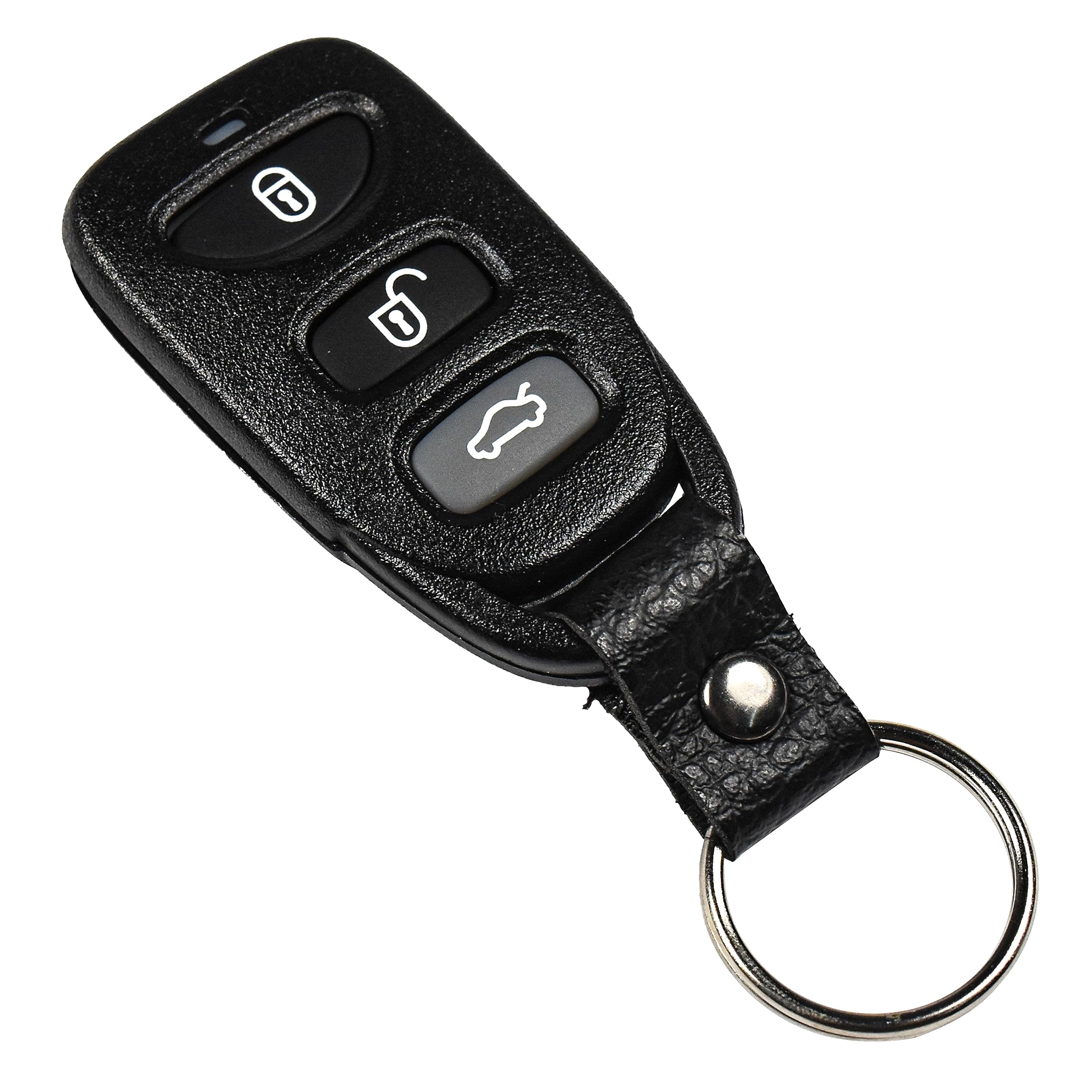 Alt View 2. HQRP - 4-Button Remote Key Fob Shell Case Compatible with Kia Forte, Optima, Spectra, Replacement for OSLOKA-310T - Black.