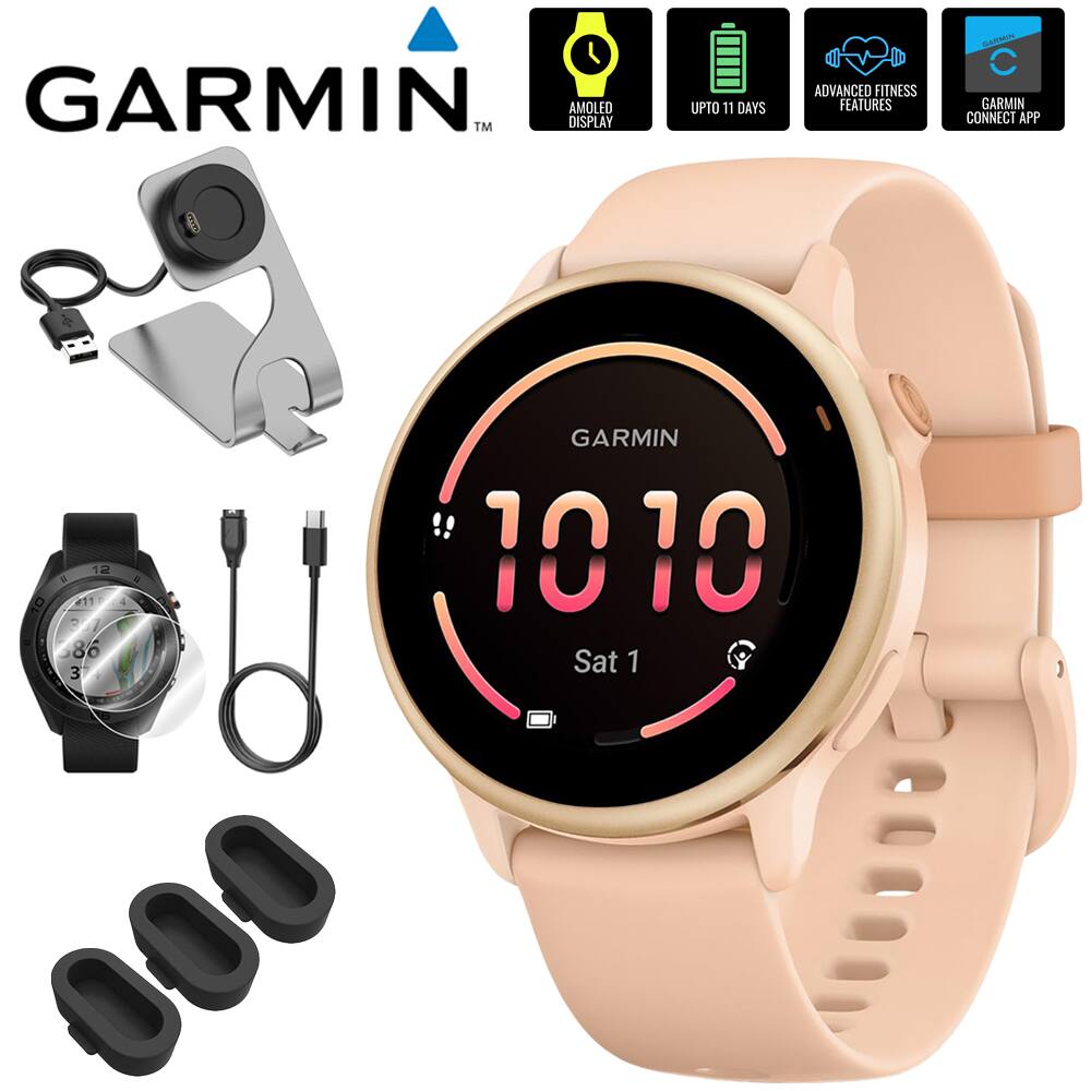 GARMIN™

- AMOLED DISPLAY
- UPTO 11 DAYS
- ADVANCED FITNESS FEATURES
- GARMIN CONNECT APP

GARMIN

10:10

Sat 1