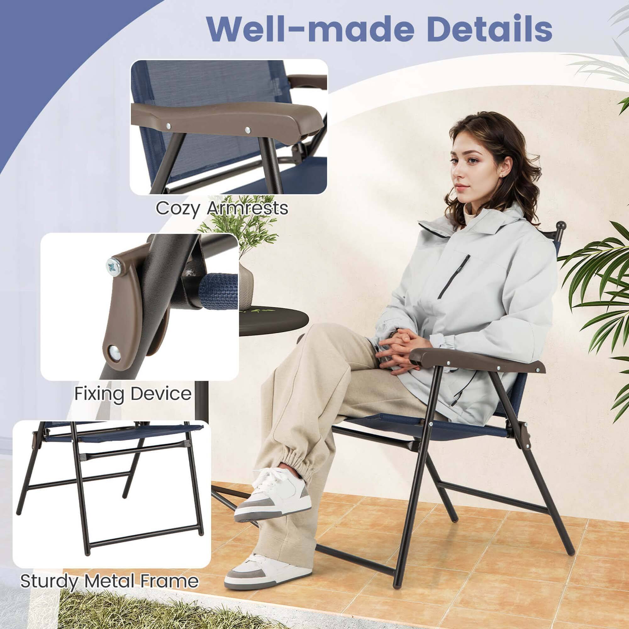 Well-made Details

Cozy Armrests
Fixing Device
Sturdy Metal Frame