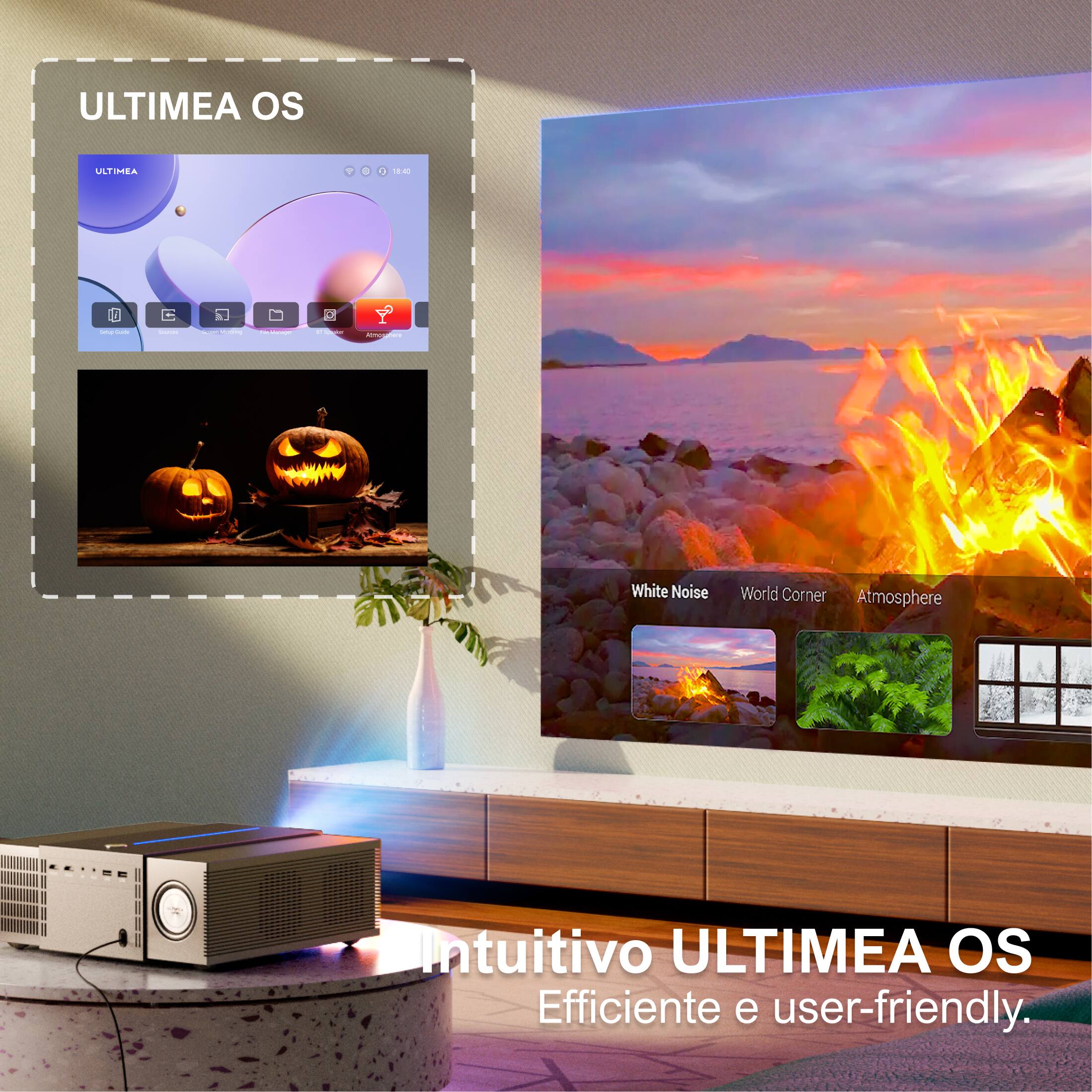 ULTIMEA OS, Intuitivo ULTIMEA OS, Efficiente e user-friendly.
