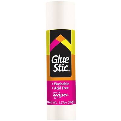 Glue Stic™  
Washable  
Acid Free  
AVERY  
Net Wt. 1.27oz (36g)
