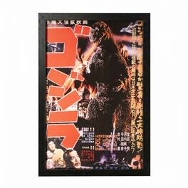 PopMarket - Godzilla - Movies 1954 - 11x17 Framed Gel Coat - Multicolor