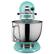 Angle. KitchenAid - KitchenAid Artisan Series 5 Quart Tilt-Head Stand Mixer with Flex Edge Beater Value Bundle - KSM150FEAQ - Aqua Sky.