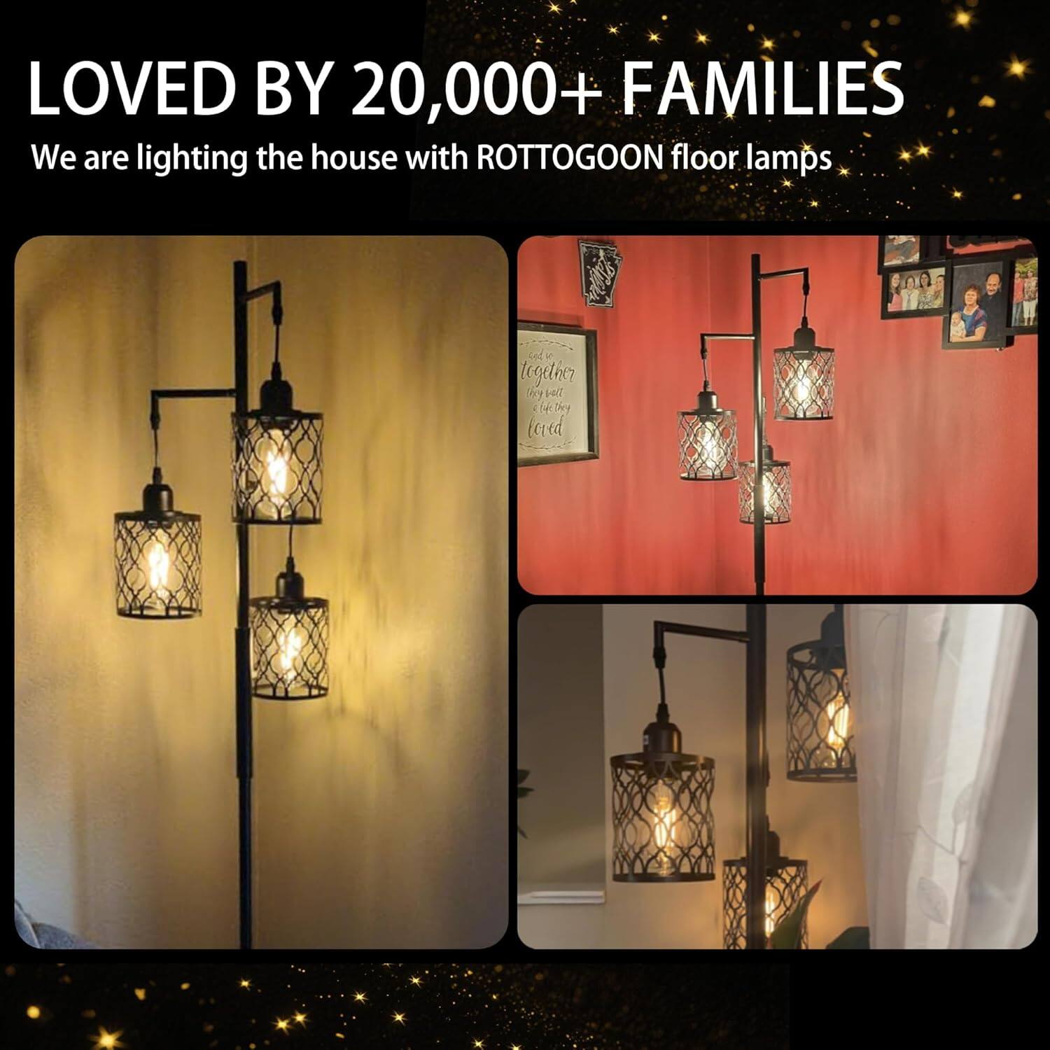 LOVED BY 20,000+ FAMILIES  
We are lighting the house with ROTTOGOON floor lamps