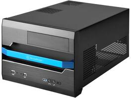 SilverStone - Sugo Series SG12 SST-SG12B-V2 Black Refinement of Classic Small Form Factor Case - Black