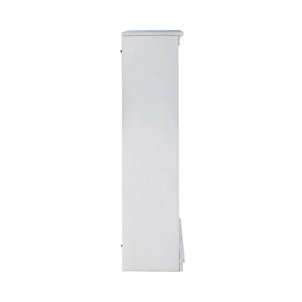 Left. Liberty Furniture Industries - Magnolia Manor 48 Inch Bookcase Office Storage - Antique White & Weathered Bark - Antique White & Weathered Bark.