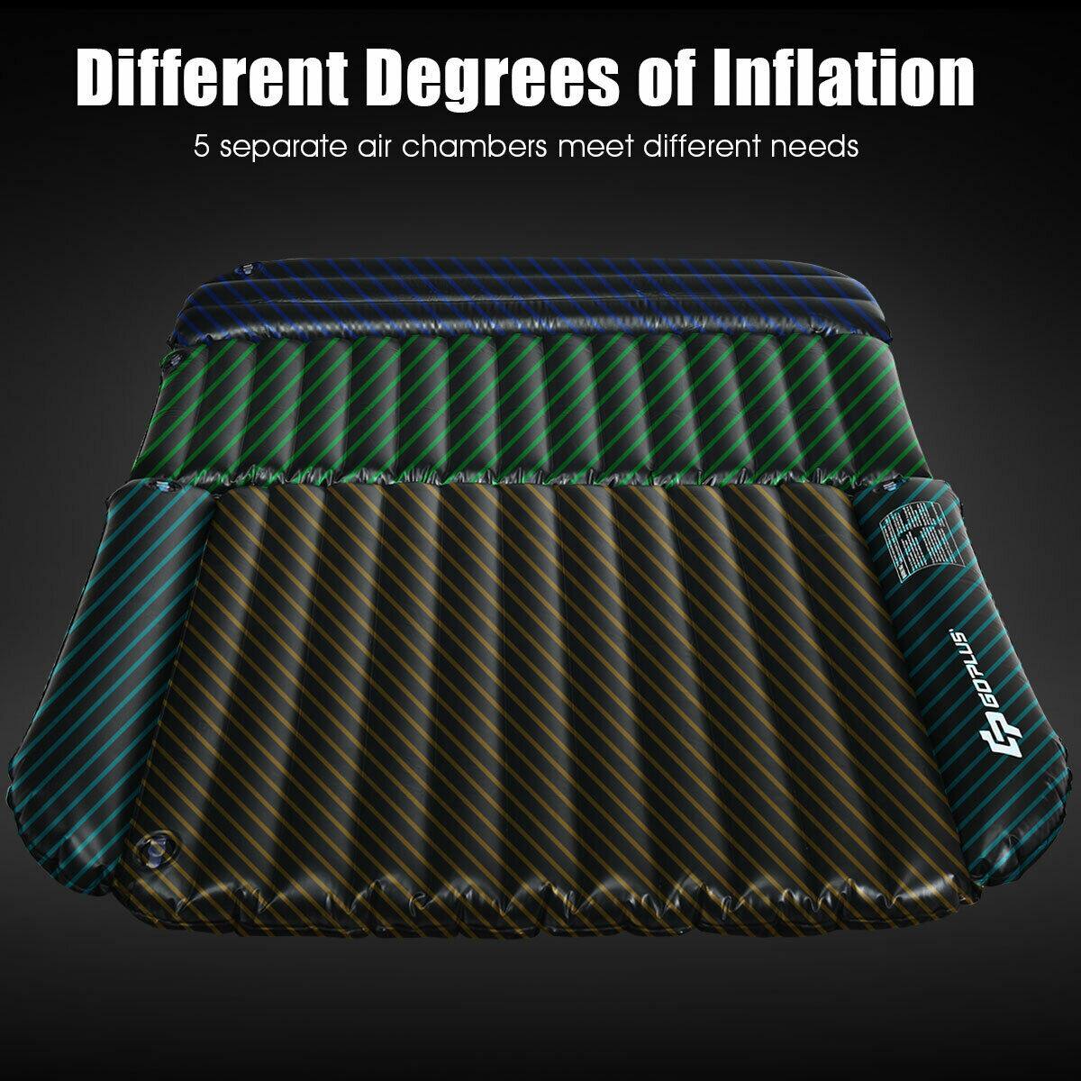 Different Degrees of Inflation  
5 separate air chambers meet different needs