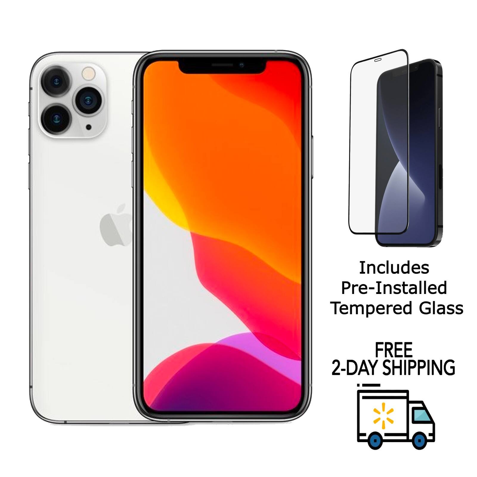 Includes Pre-Installed Tempered Glass  
FREE 2-DAY SHIPPING