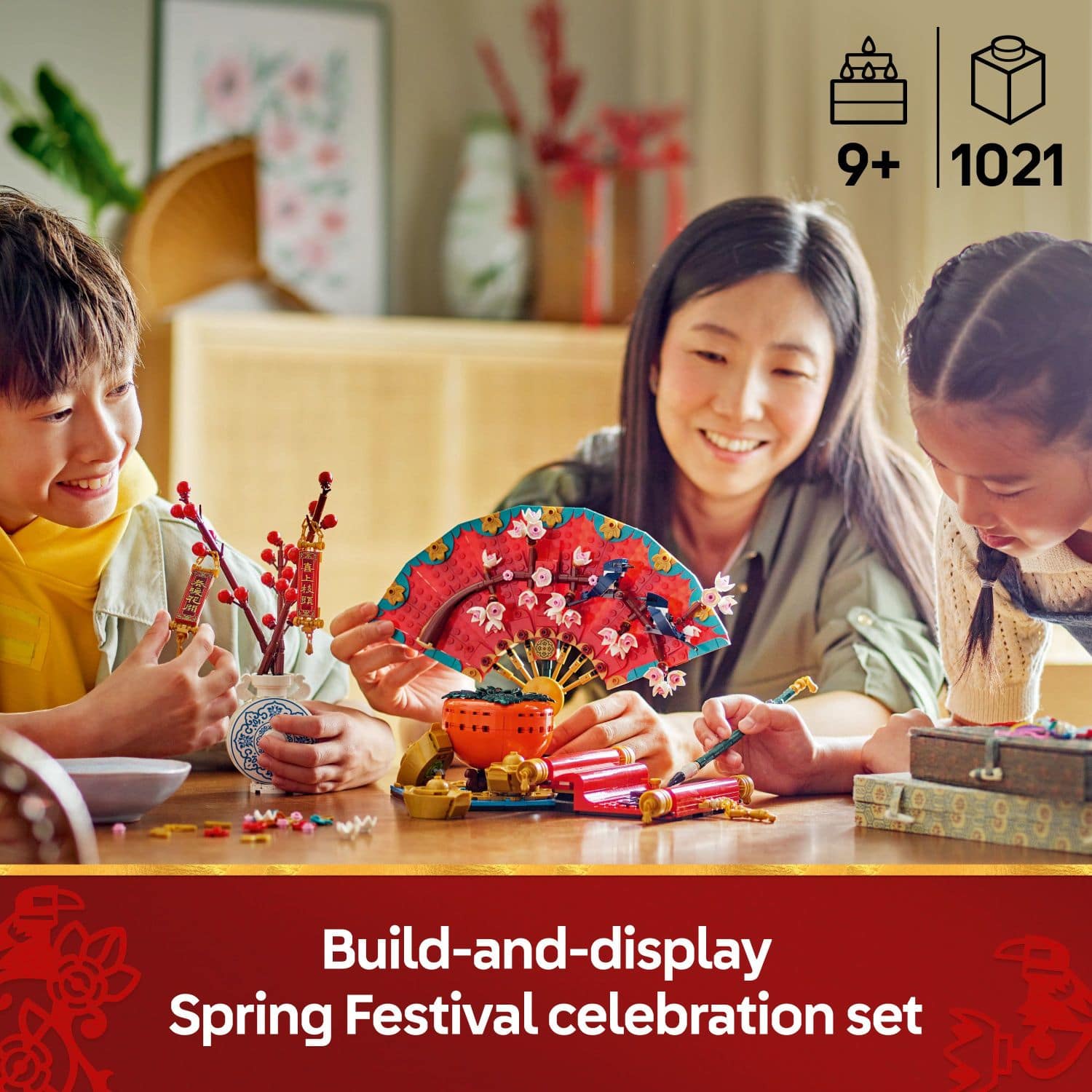 Build-and-display Spring Festival celebration set 9+ 1021