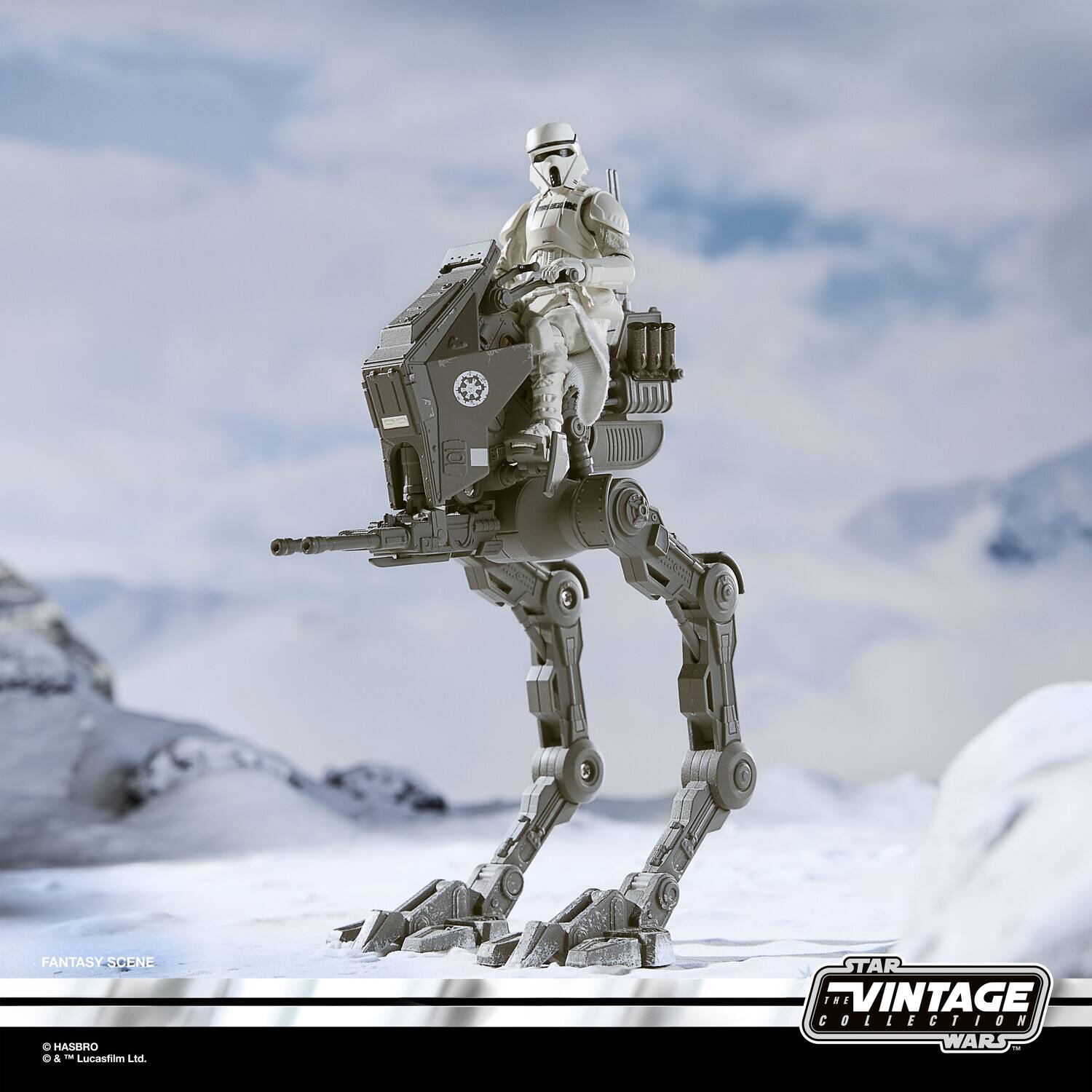 SF・ファンタジー・ホラー Star Wars Imperial AT-ST & Bike Hasbro Star Wars: The Mandalorian & Grogu Vintage Collection