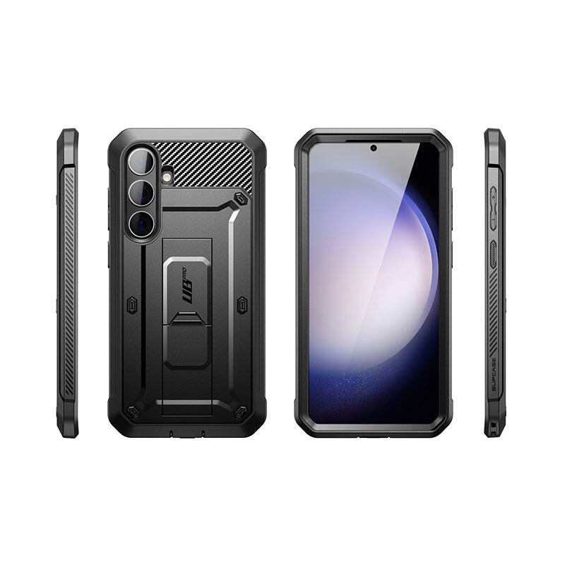 Alt View 6. SUPCASE - Unicorn Beetle Pro Rugged Holster Case for Samsung Galaxy S24 – Full-Body Protection with Kickstand & Belt Clip - Black.