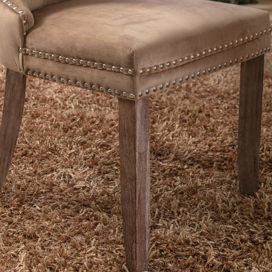 Purchasing Room MERAVOM Velvet Dining Chairs Set of 2, Upholstered High end Tufted ...