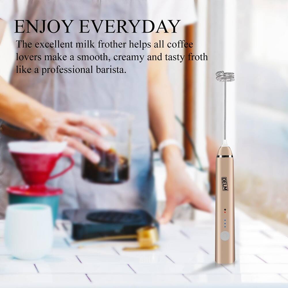 ENJOY EVERYDAY

The excellent milk frother helps all coffee lovers make a smooth, creamy and tasty froth like a professional barista.