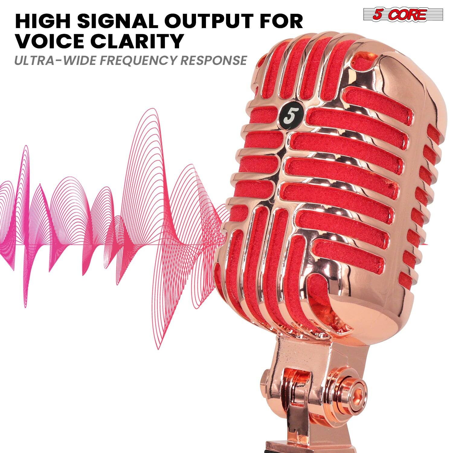 5 CORE HIGH SIGNAL OUTPUT FOR VOICE CLARITY ULTRA-WIDE FREQUENCY RESPONSE