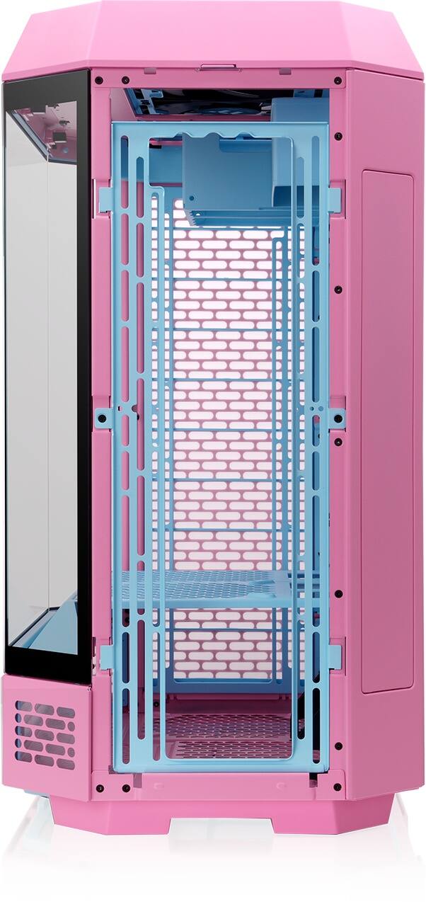 Alt View 1. Thermaltake - The Tower 600 Mid Tower ATX PC Case - Bubble Pink.