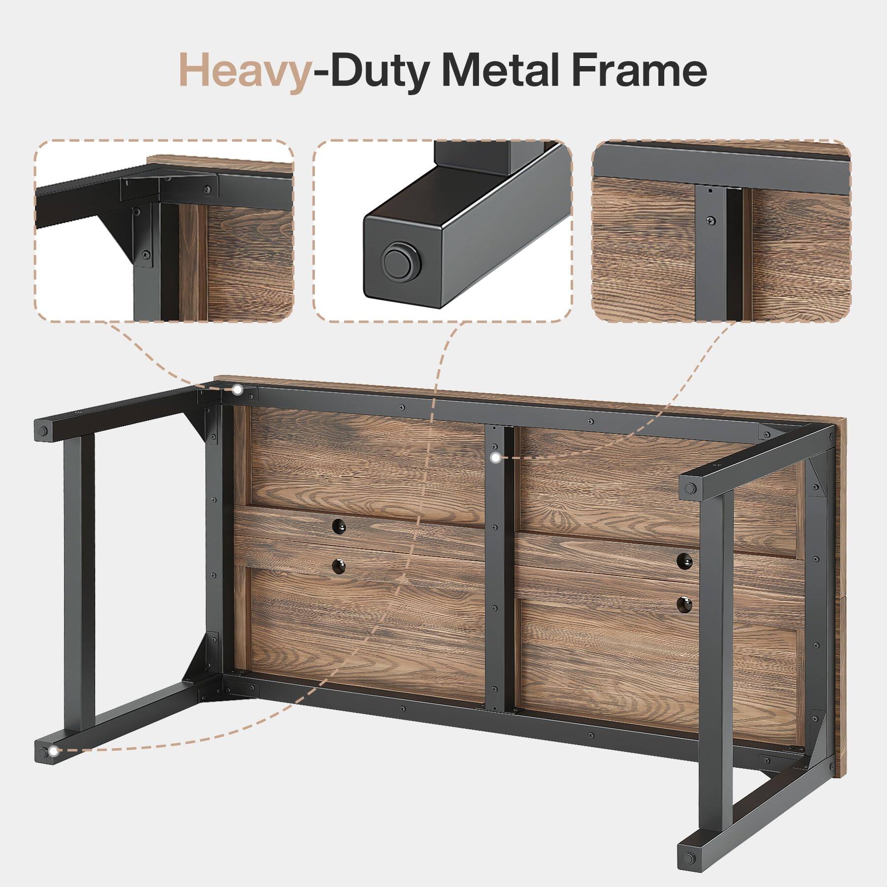 Heavy-Duty Metal Frame