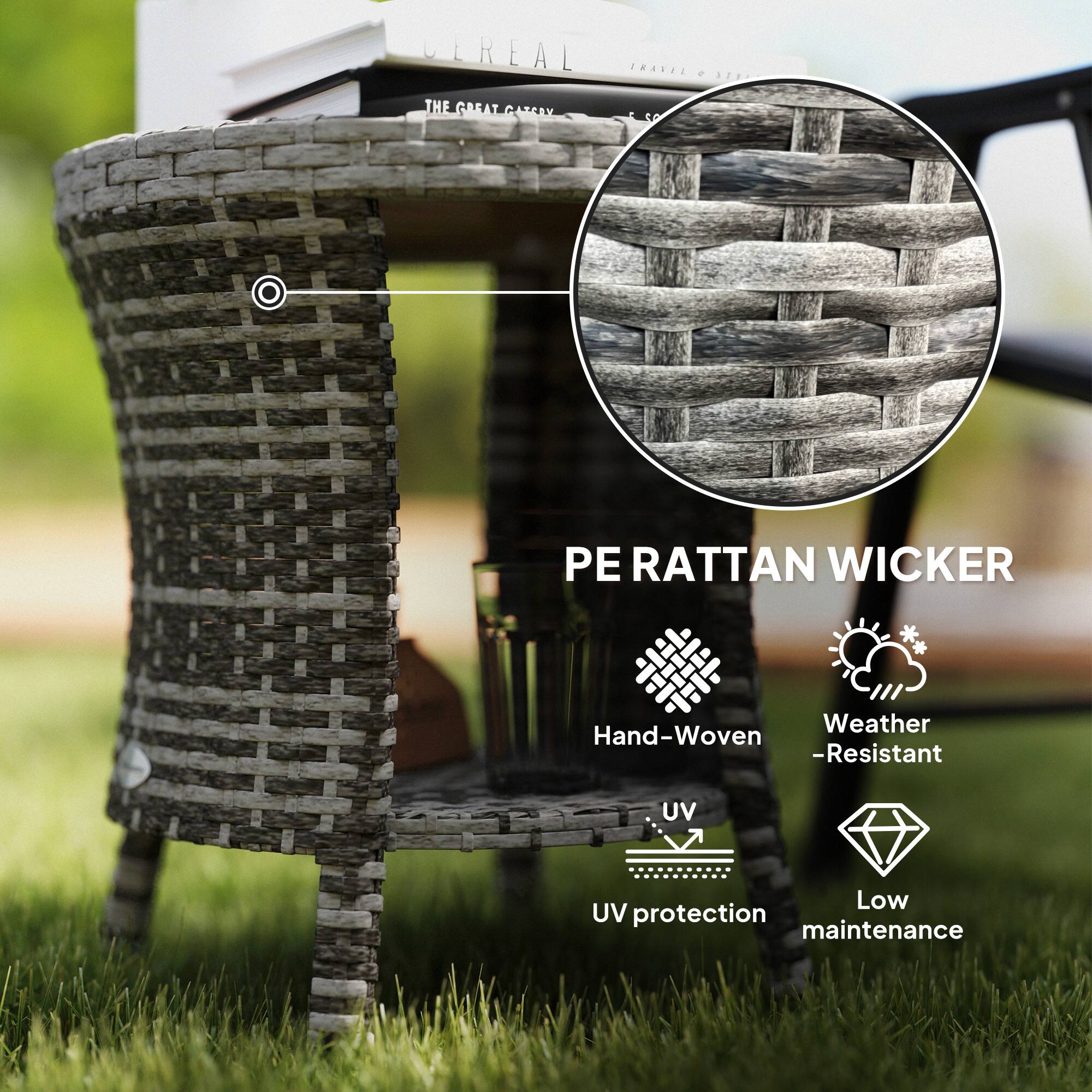 CEREAL, ERANEL, THE GREAT GATERY, PE RATTAN WICKER, Hand-Woven, Weather-Resistant, UV protection, Low maintenance