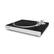 Alt View 11. Victrola - Carbon Hi-Res Turntable - Black/Silver.