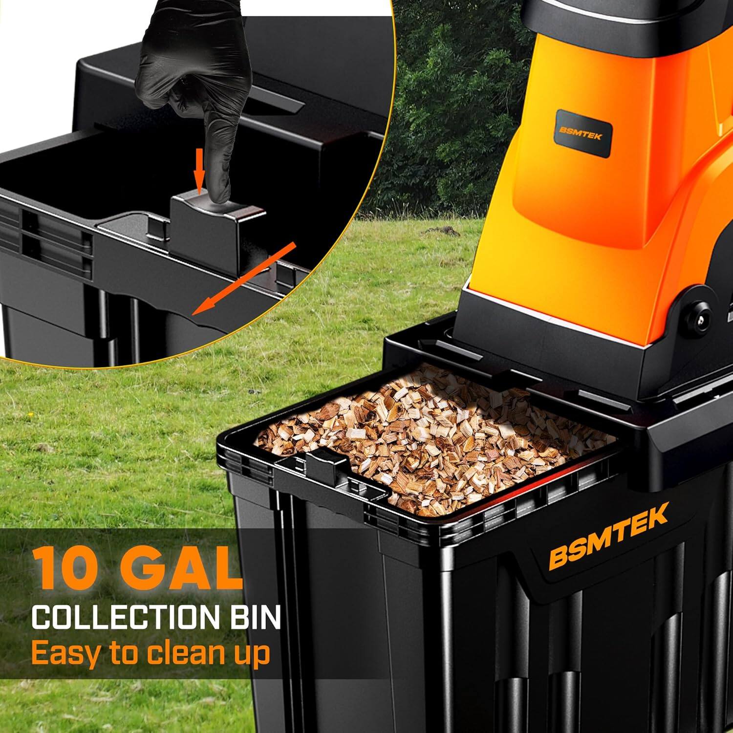 BSMTEK 10 GAL COLLECTION BIN  
Easy to clean up