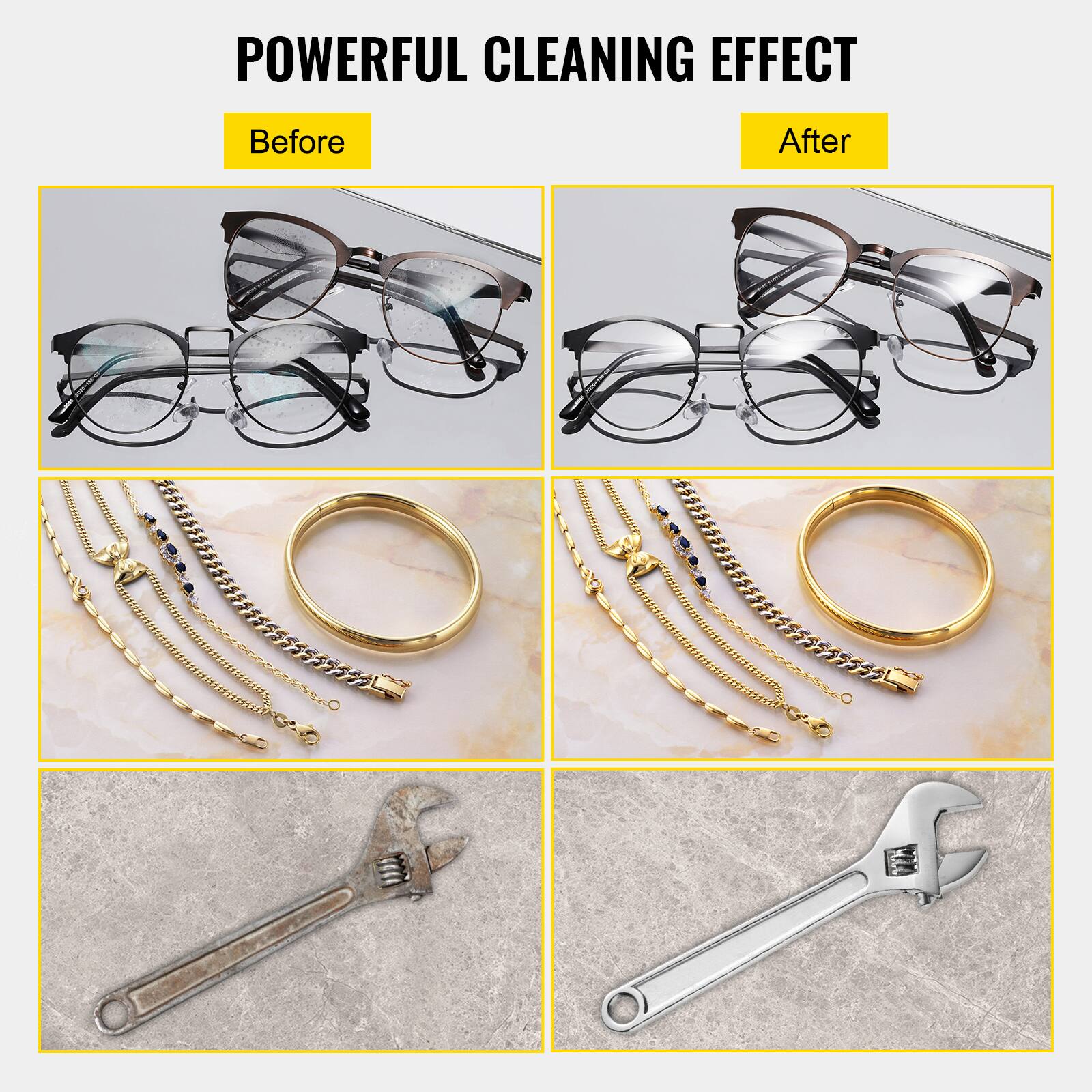 POWERFUL CLEANING EFFECT

Before

After