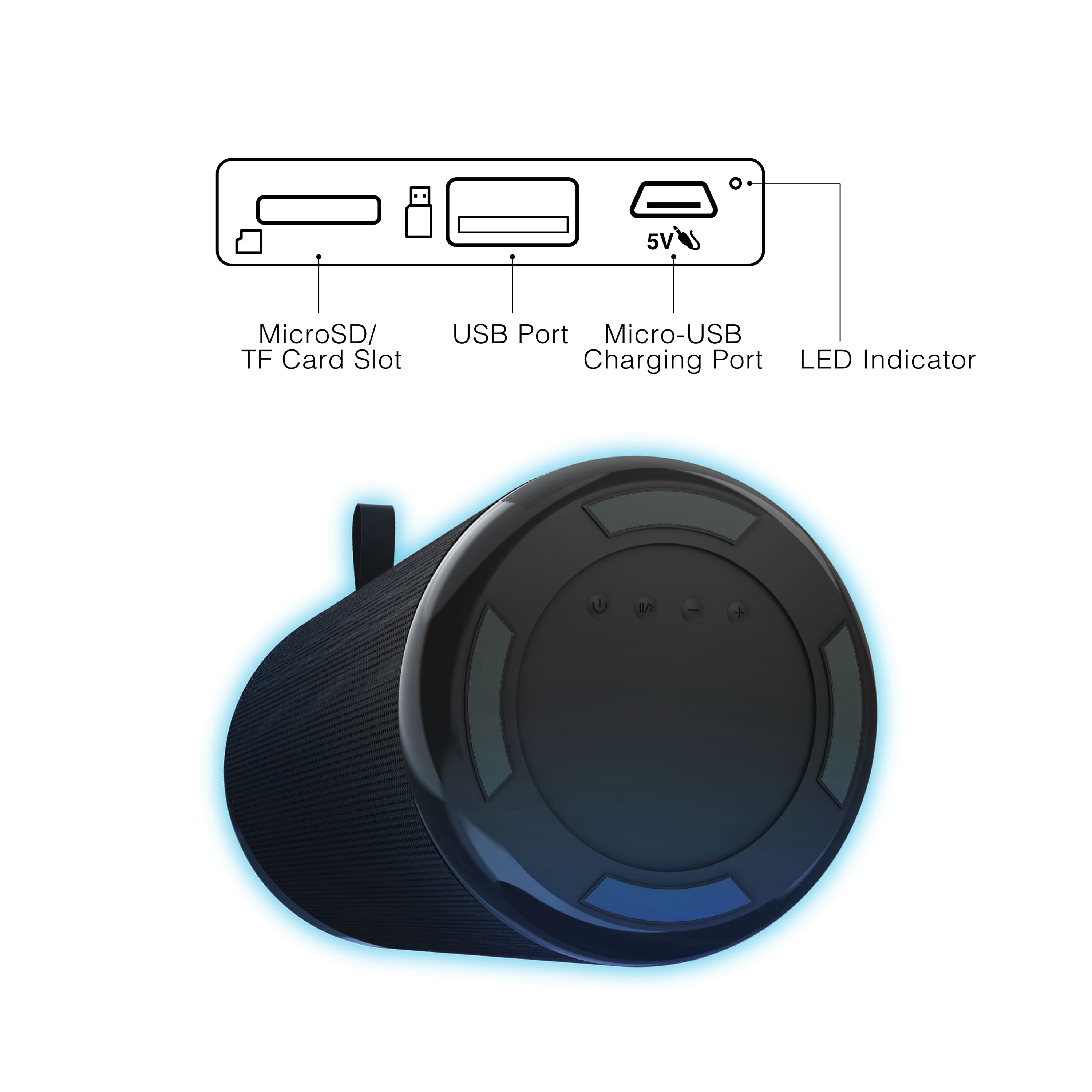 Tzumi AquaBoost Boom, Portable Bluetooth Speaker 8226SC - Best Buy