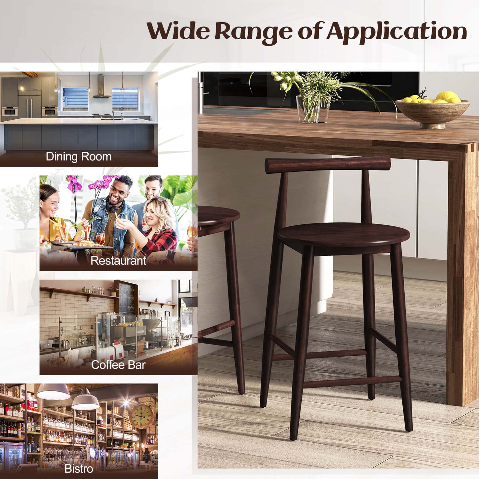 Wide Range of Application: Dining Room, Restaurant, Coffee Bar, Bistro