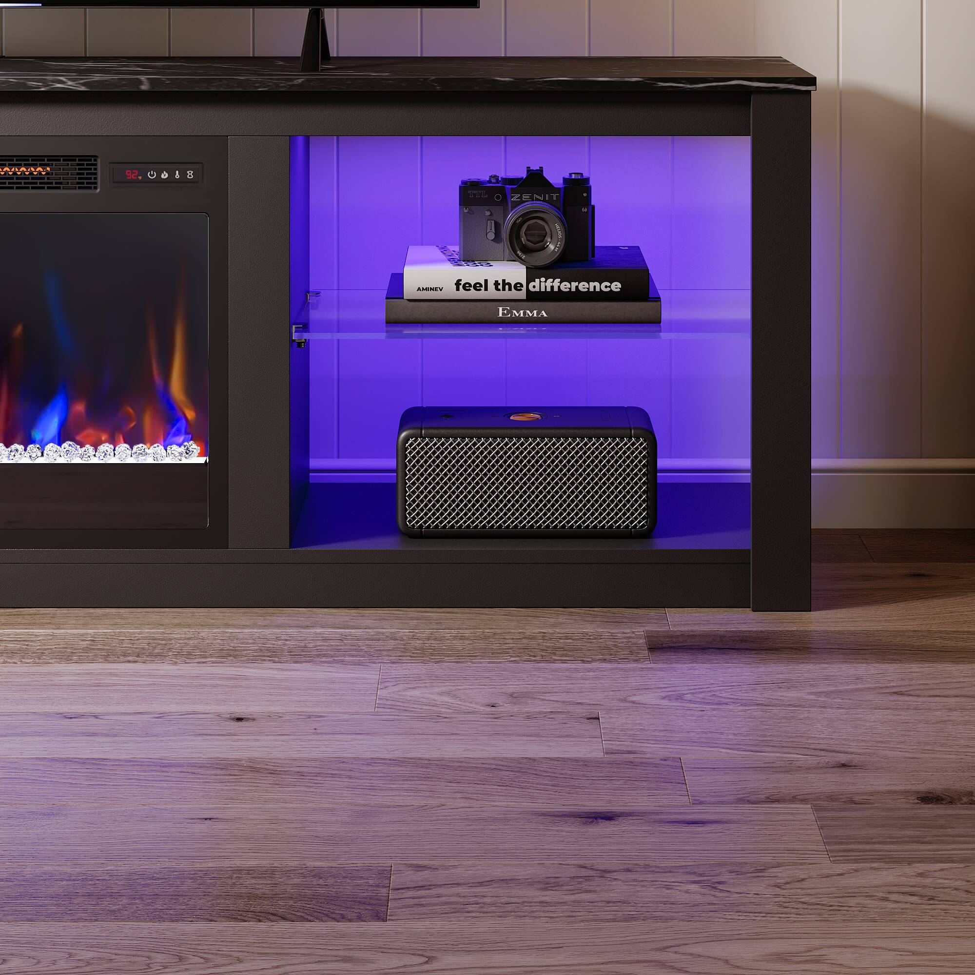 The text on the image reads, "Feel the difference."