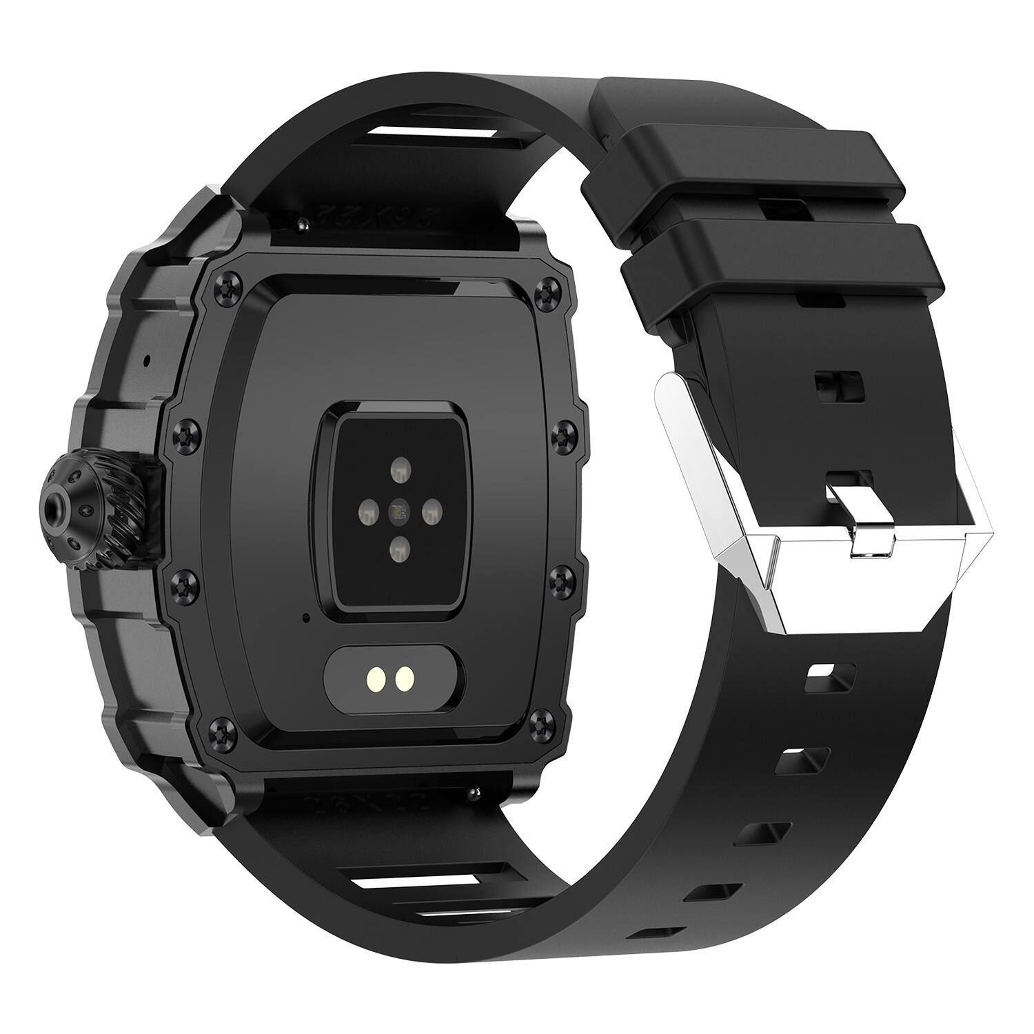 Back. Mybat Pro - MyBat Pro Monarch Fitness Smartwatch-Black - Black.
