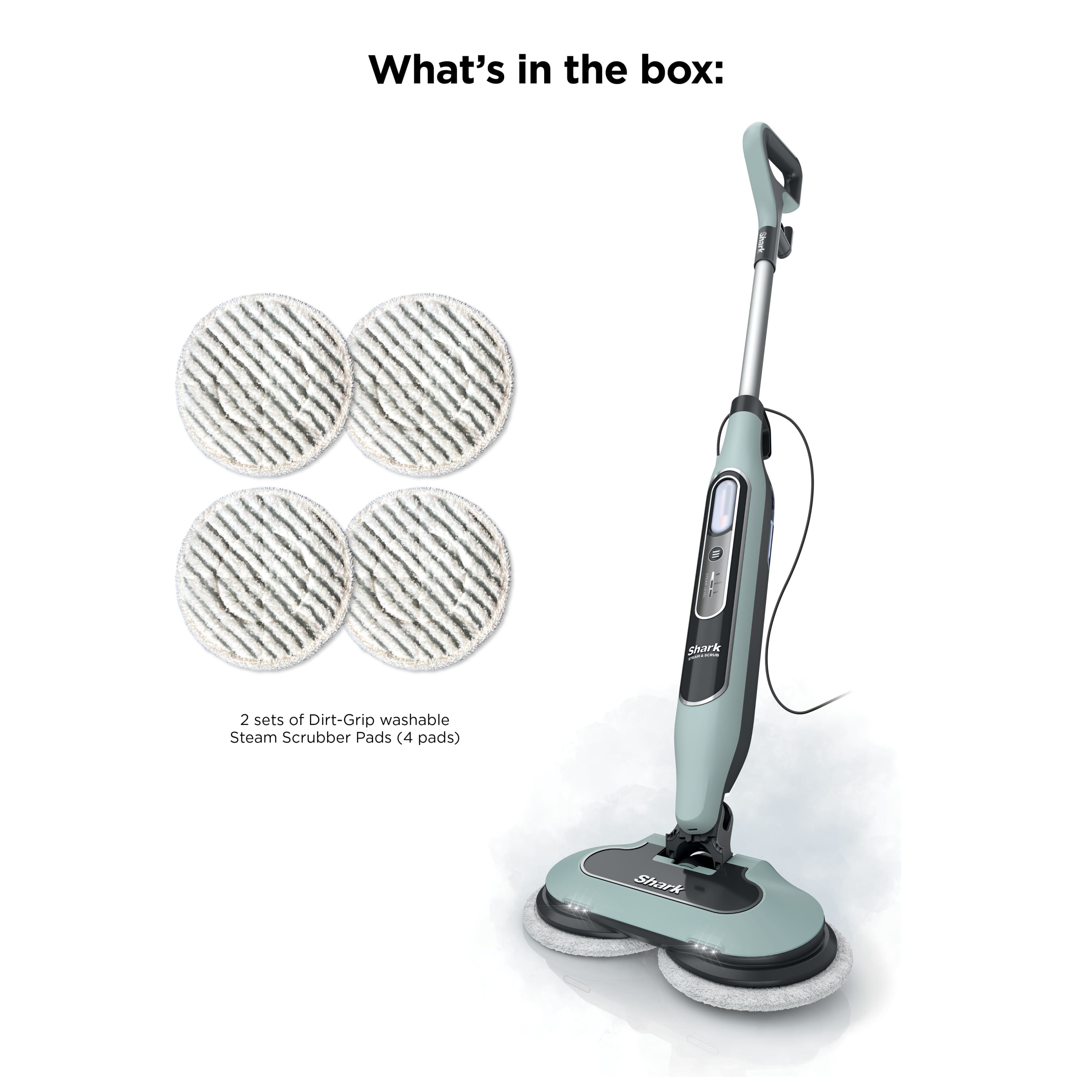 Shark STEAM & SCRUB スチームクリーナー 本体 Shark Steam & Scrub All in One Scrubbing and Sanitizing Hard Floor