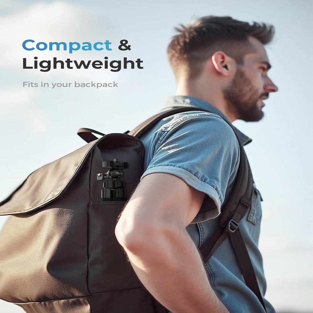Compact & Lightweight  
Fits in your backpack
